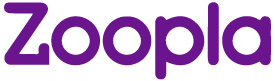 The Zoopla logo, featuring the word Zoopla in bold, rounded, purple letters on a transparent background.