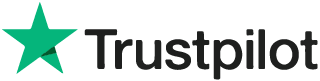 Trustpilot logo with a large green star to the left and the word Trustpilot in bold black letters to the right.